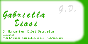 gabriella diosi business card