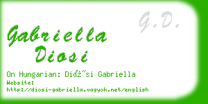 gabriella diosi business card